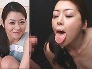 ぶっかけ、熟女、顔射の北条麻妃動画イメージ