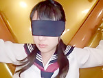 女子校生、目隠し、電マの企画女優動画イメージ