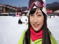 スキー場でナンパした可愛い女の子に猫耳コスをさせてハメ撮り！