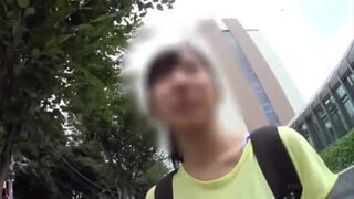 フェラ、着衣、色白の素人動画イメージ