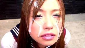 ギャル、制服、色白の素人動画イメージ